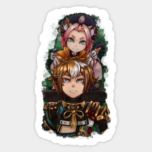 Diona and Gorou Sticker